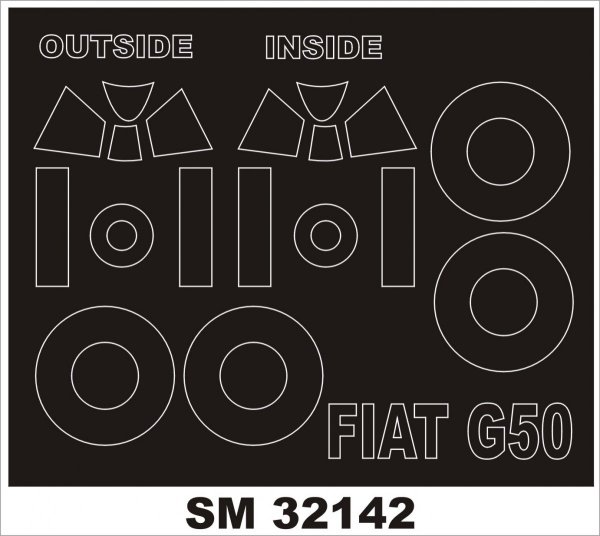 Montex SM32142 FIAT G.50 SPECIAL HOBBY