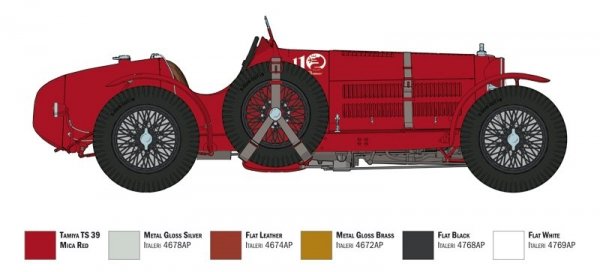 Italeri 4708 ALFA ROMEO 8C 2300 Monza 1/12