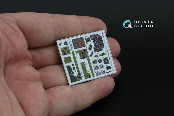Quinta Studio QD48473 P-51A 3D-Printed coloured Interior on decal paper (Accurate Miniatures/Academy) 1/48