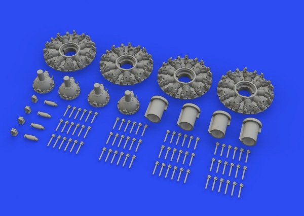 Eduard 648631 B-17F engines HKM 1/48
