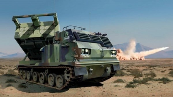 Trumpeter 01049 M270A1 Multiple Launch Rocket System US 1/35