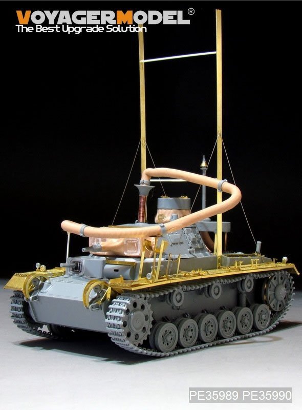 Voyager Model PE35989 WWII German Pz.KPfw.III (T)Ausf.F &quot;Operation Seelowe&quot; Basic For DRAGON 6877/6717 1/35