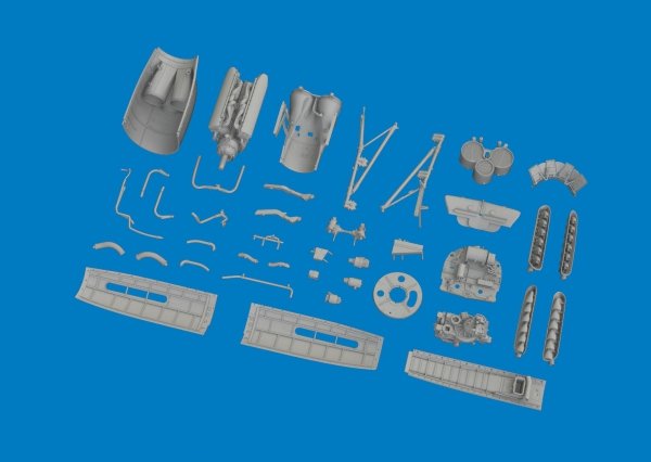 Eduard 6481069 P-40E engine PRINT Eduard 1/48
