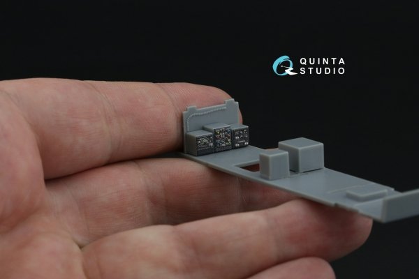 Quinta Studio QD48534 Fairey Fulmar Mk.II 3D-Printed &amp; coloured Interior on decal paper (Trumpeter) 1/48
