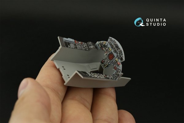 Quinta Studio QDS-32188 F-104J 3D-Printed coloured Interior on decal paper (Italeri) (small version) 1/32