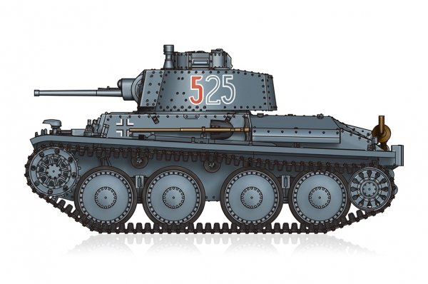 Hobby Boss 82956 German Pz.Kpfw. 38(t) Ausf.E/F 1/72