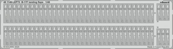 Eduard 481146 B-17F landing flaps EDUARD 1/48