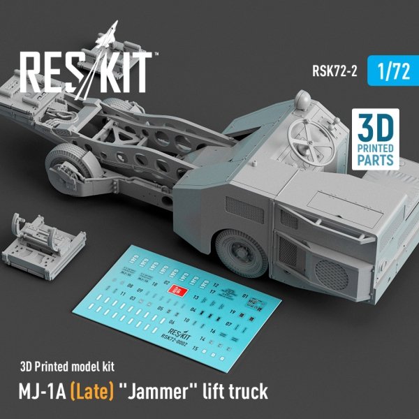 RESKIT RSK72-0002 MJ-1A (Late) "Jammer" lift truck (3D Printed model kit) (1/72)