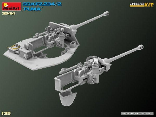 MiniArt 35414 Sd.Kfz. 234/2 PUMA. INTERIOR KIT 1/35