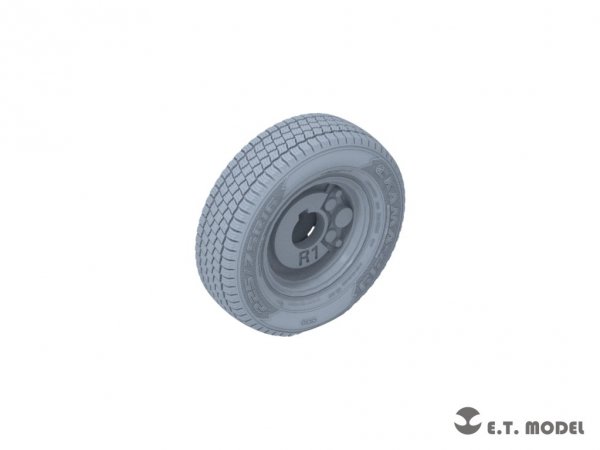 E.T. Model P35-115 Russian UAZ 3909 Military Van Sagged wheels For ZVEZDA 3644 1/35