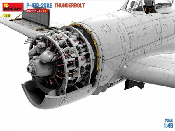 MiniArt 48001 P-47D-25RE Thunderbolt - Advanced Kit 1/48