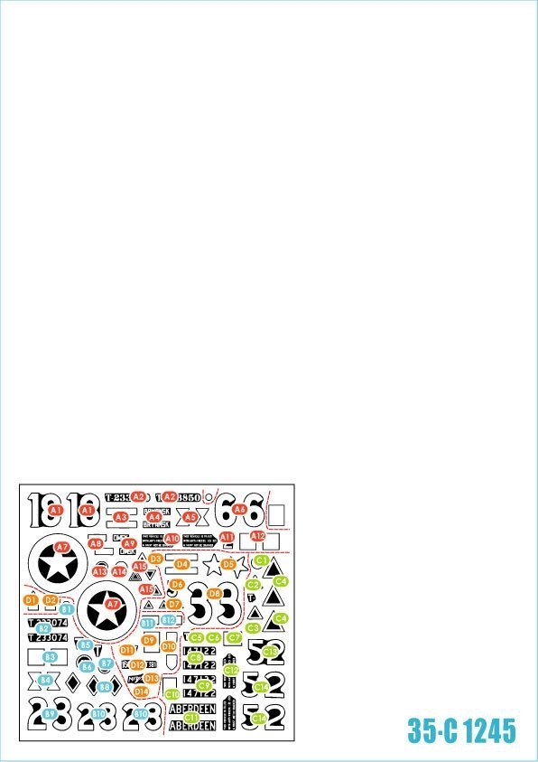 Star Decals 35-C1245 British Shermans 1/35