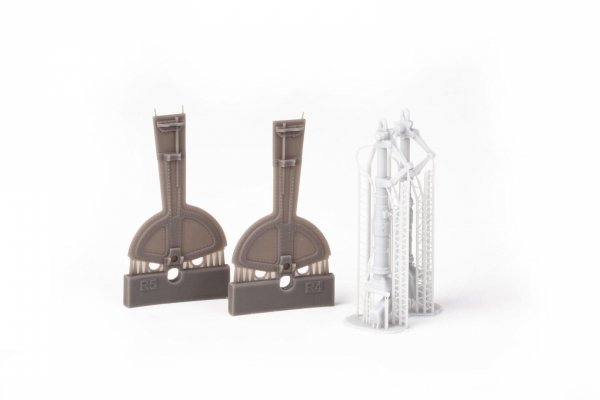 Eduard 632214 Bf 109G undercarriage legs PRINT for REVELL 1/32