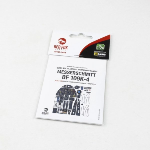 Red Fox Studio QS-24026 Messerschmitt Bf 109K-4 for Trumpeter kit 1/24