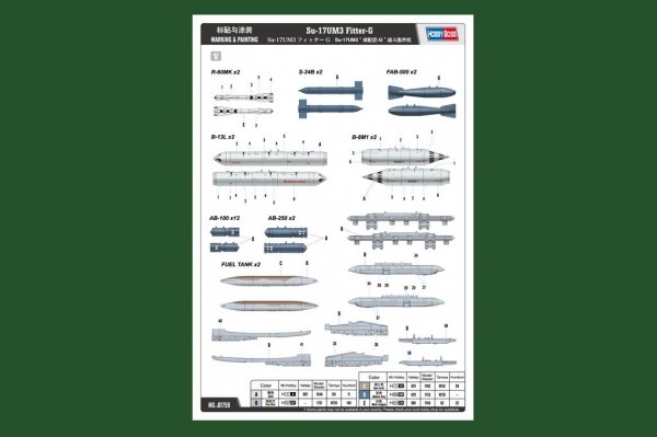 Hobby Boss 81759 Su-17UM3 Fitter-G 1/48