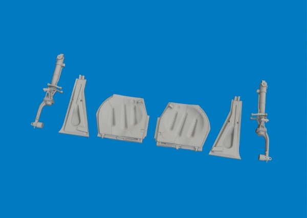 Eduard 6481161 P-51D undercarriage legs PRINT for EDUARD 1/48