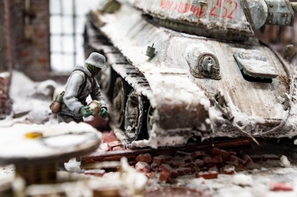 RT-Diorama 35302 Diorama-Base: &quot;Wintergewitter&quot; Operation Winter Storm 1/35