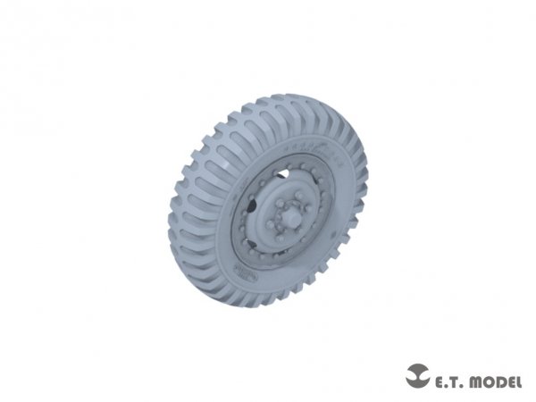 E.T. Model P35-150 U.S.Army M8/M20 Light Armored Car Sagged Wheels For TAMIYA Kit 1/35