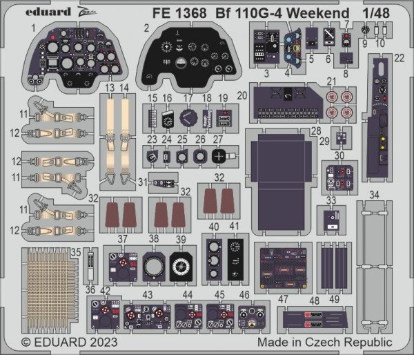 Eduard FE1368 Bf 110G-4 Weekend EDUARD 1/48