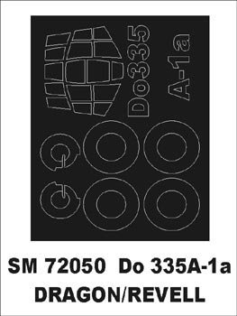 Montex SM72050 Do-335 DRAGON/REVELL