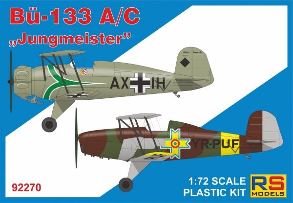 RS Models 92270 Bücker 133 A/C &quot;Jungmeister&quot; 1/72