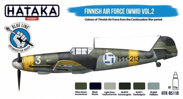 Hataka HTK-BS118 Finnish Air Force (WWII) Vol. 2 (8x17ml)