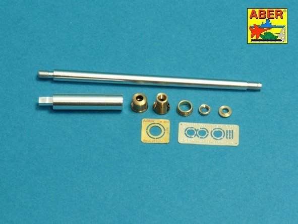 Aber 35L-243 Barrel for German 8,8cm Kw.K 43 (L/71) gun used on Tiger B Henschel-Turm (1:35)