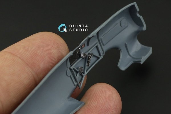 Quinta Studio QD72035 Hawker Typhoon Mk.1b (early) 3D-Printed &amp; coloured Interior on decal paper (Brengun) 1/72