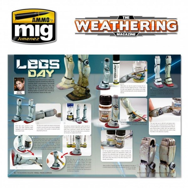 AMMO of Mig Jimenez 4524PL TWM Issue 25 WHEELS, TRACKS &amp; SURFACES Polska wersja językowa
