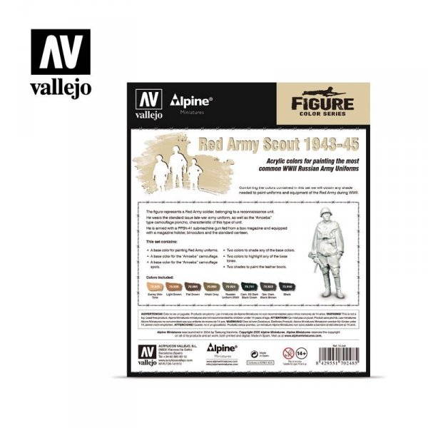 Vallejo 70248 Red Army Scout 1943-45 8x17ml