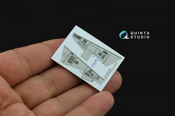 Quinta Studio QDS-72172 Blackburn Buccanneer S.2B Early 3D-Printed &amp; coloured Interior on decal paper (Airfix) (small version) 1/72