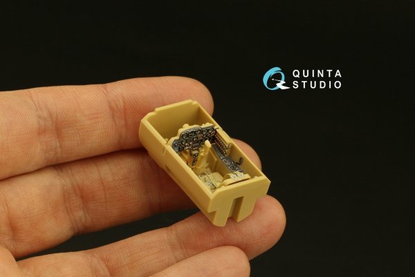 Quinta Studio QD48300 Me 262 HGIII 3D-Printed coloured Interior on decal paper (Amusing Hobby) 1/48