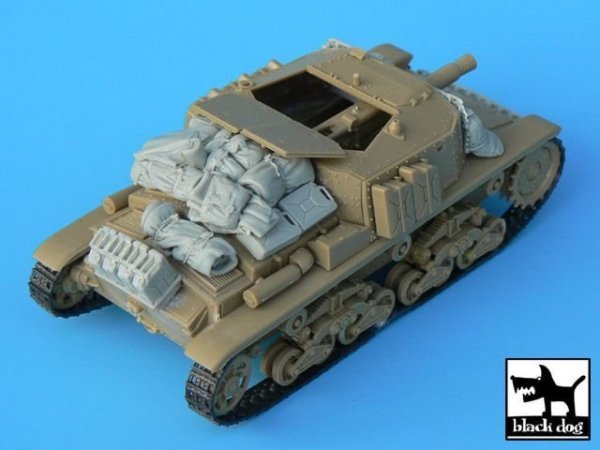 Black Dog T35004 Semovente M40-75/18 accessories set for Tamiya kits 1/35