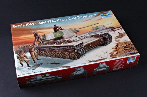 Trumpeter 00359 Russia KV-1 model 1942 Heavy Cast Turret Tank (1:35)