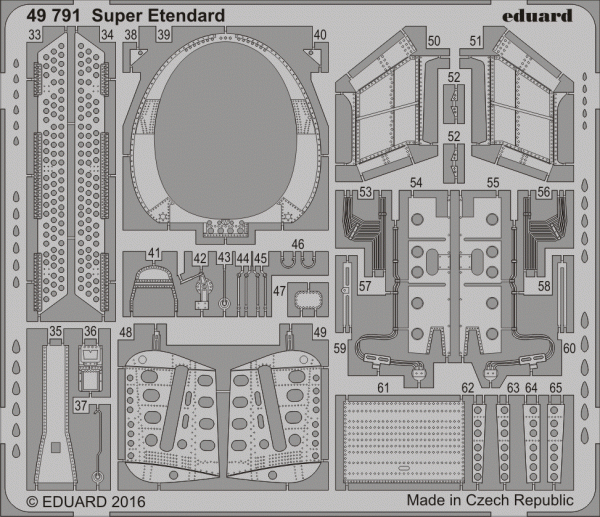 Eduard 49791 Super Etendard KITTY HAWK 1/48