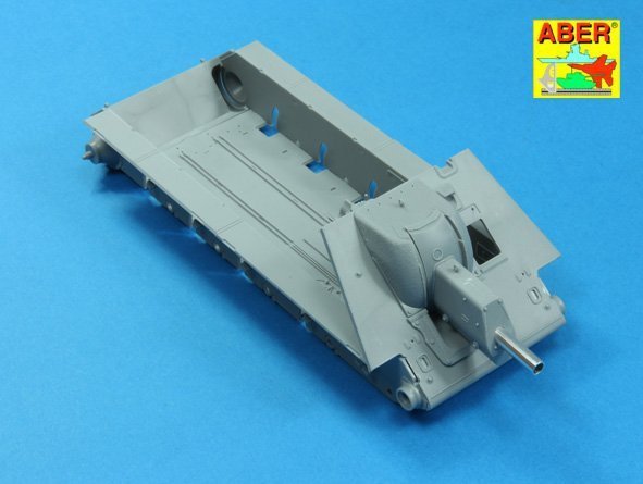 Aber 35L-204 Soviet 122mm M-30 barrel for SELF-PROPELLED GUN SU-122 (1:35)