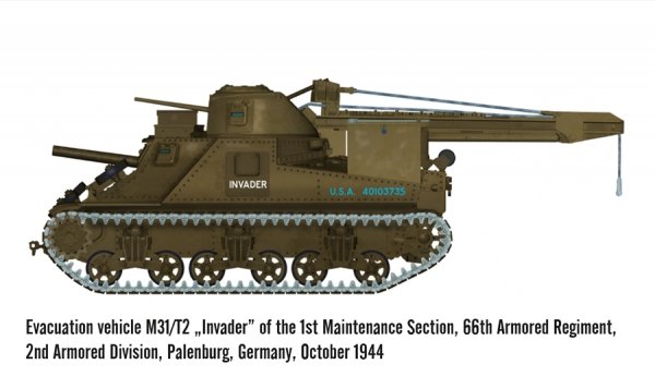 Mirage Hobby 720004 M31/T2 Heavy Wrecker WW2 US. Army 1/72