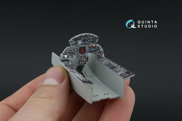 Quinta Studio QD32181 F-104S-ASA 3D-Printed coloured Interior on decal paper (Italeri) 1/32