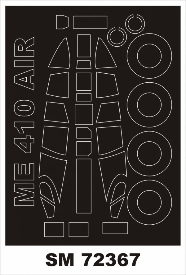 Montex SM72367 Me 410U-2/U-4 for AIRFIX 1/72