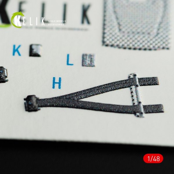 KELIK K48072 DAUPHIN II SA.365F / AS.565SA INTERIOR 3D DECALS FOR KITTY HAWK / ZIMIMODEL KIT 1/48