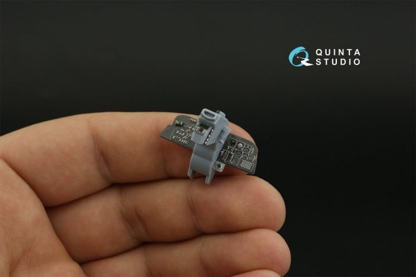 Quinta Studio QDS-35090 AH-64A 3D-Printed &amp; coloured Interior on decal paper (Academy) (Small version) 1/35
