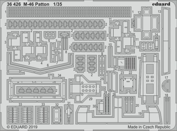 Eduard 36426 M-46 Patton 1/35 TAKOM