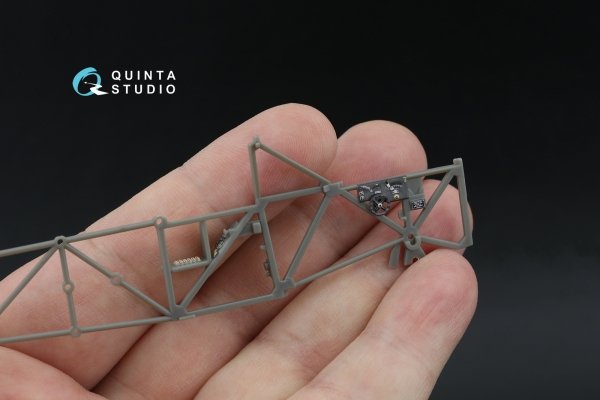 Quinta Studio QD+48583 Westland Lysander Mk.III 3D-Printed &amp; coloured Interior on decal paper (Airfix) (with 3D-printed resin parts) 1/48