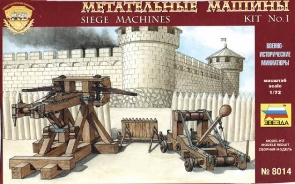 Zvezda 8014 Siege Machines Kit No.1 1/72