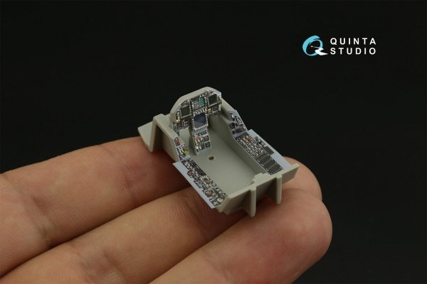 Quinta Studio QDS-48279 F/A-18C early 3D-Printed &amp; coloured Interior on decal paper (HobbyBoss)(Small version) 1/48