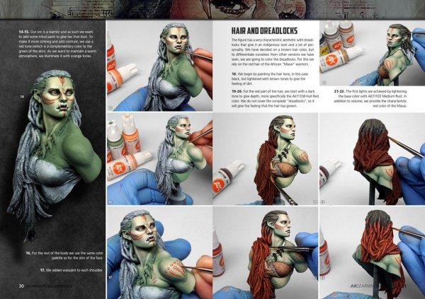 AK Interactive AK520 Learning 12 Painting Female Figures English