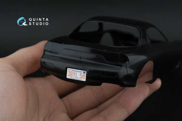 Quinta Studio QD+24015 Mazda RX-7FD 3D-Printed &amp; coloured Interior on decal paper (Tamiya) (with metal sticker parts) 1/35