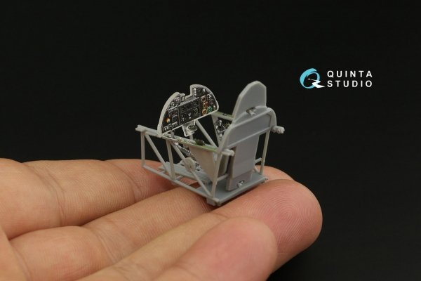 Quinta Studio QD48401 Hawker Hurricane family 3D-Printed &amp; coloured Interior on decal paper (Hobby Boss) 1/48