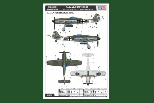 Hobby Boss 81719 Focke Wulf FW190D 12 (1:48)