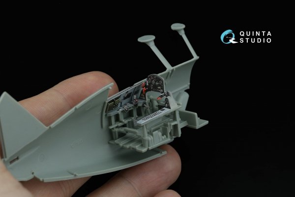 Quinta Studio QD48540 F3F-2 3D-Printed &amp; coloured Interior on decal paper (Academy/Accurate Miniatures) 1/48